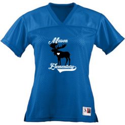 Mason Elementary Ladies Junior Fit Replica Football Tee
