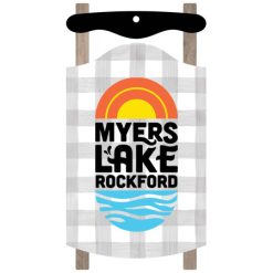 Myers Lake Sled Ornament