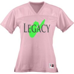 Alternative view of Legacy Ladies Junior Fit Replica Football Tee