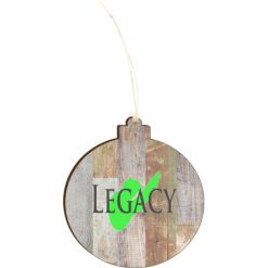 Legacy Light 4.18 X 3.86 Faux Wood Ornament