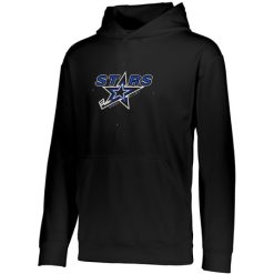 Alternative view of Stars Adult Wicking Fleece Hoodie