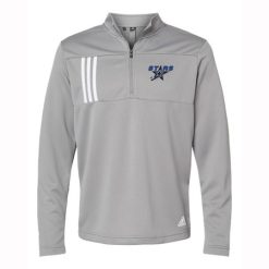 Alternative view of Stars Adult Adidas 3-Stripes Double Knit Quarter-Zip Pullover