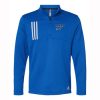Stars Adult Adidas 3-Stripes Double Knit Quarter-Zip Pullover