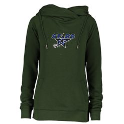 Alternative view of Stars Ladies Classic Fleece Funnel Neck Pullover Hood