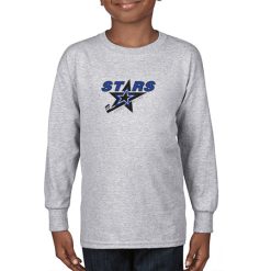 Alternative view of Stars Youth Heavy Cotton™ Youth Long Sleeve T-Shirt
