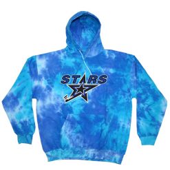 Alternative view of Stars Adult Tie Dye Fleece Pullover