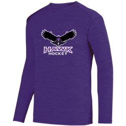 Alternative view of Hawk Hockey Adult SHADOW TONAL HEATHER LONG SLEEVE TEE