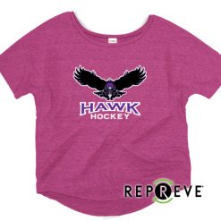Hawk Hockey Ladies Triblend Flowy Tee