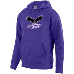 Alternative view of Hawk Hockey Adult 60/40 Fleece Hoodie