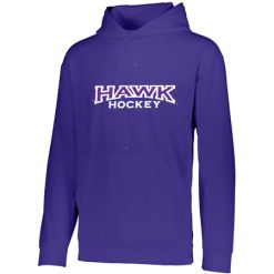 Alternative view of Hawk Hockey Youth YOUTH WICKING FLEECE HOODIE