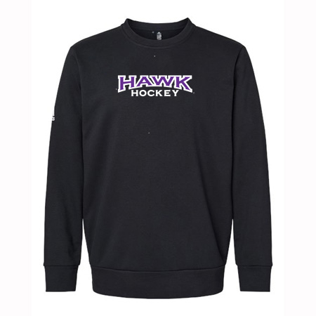 Hawk Hockey Adidas Fleece Crewneck Sweatshirt - Image 3