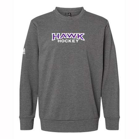 Hawk Hockey Adidas Fleece Crewneck Sweatshirt - Image 2