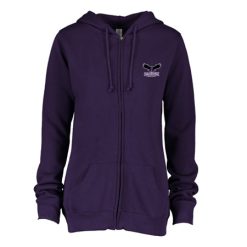 Alternative view of Hawk Hockey Ladies Full Zip Fleece Hoodie