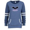 Hawk Hockey Ladies Varsity Fleece Crew Neck Pullover