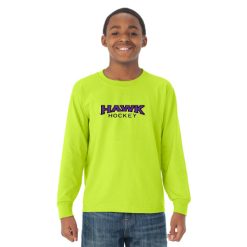 Hawk Hockey Youth DRI-POWER Youth Long Sleeve T-Shirt