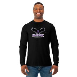 Alternative view of Hawk Hockey Adult DRI-Power Long Sleeve Poly T-Shirt