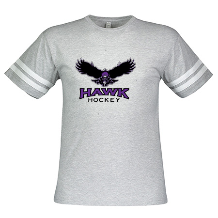 Hawk Hockey Adult Men's Football Tee - Image 3