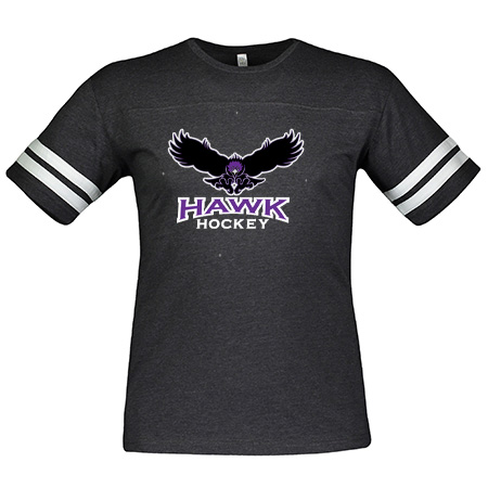 Hawk Hockey Adult Men's Football Tee - Image 2