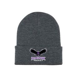 Alternative view of Hawk Hockey Acrylic Beanie with Cuff