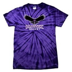 Alternative view of Hawk Hockey Youth Youth Spider Tie Dye T-Shirt