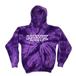 Hawk Hockey Adult Tie Dye Fleece Pullover