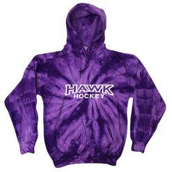 Hawk Hockey Youth Youth Tie Dye Fleece Pullover