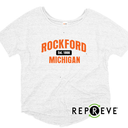 Rockford Ladies Triblend Flowy Tee - Image 12