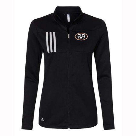 Rockford Ladies Adidas 3-Stripes Double Knit Full-Zip Pullover - Image 10