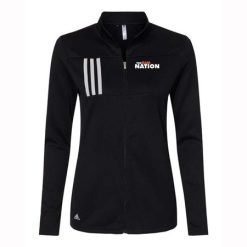 Alternative view of Rockford Ladies Adidas 3-Stripes Double Knit Full-Zip Pullover