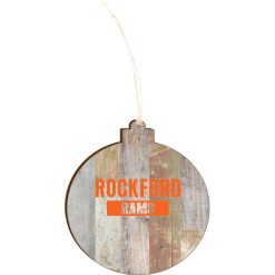 Alternative view of Rockford Light 4.18 X 3.86 Faux Wood Ornament