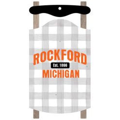 Alternative view of Rockford Sled Ornament