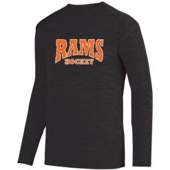 Rams Hockey Adult SHADOW TONAL HEATHER LONG SLEEVE TEE