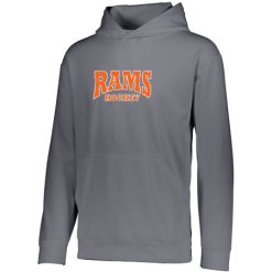 Alternative view of Rams Hockey Adult Wicking Fleece Hoodie