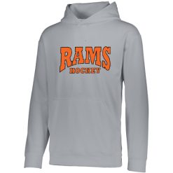Alternative view of Rams Hockey Youth YOUTH WICKING FLEECE HOODIE