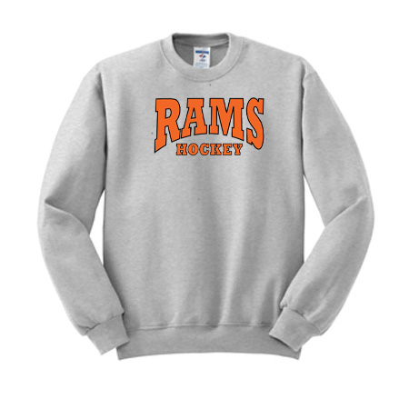 Rams Hockey JERZEES® - NuBlend® Crewneck Sweatshirt - Image 6