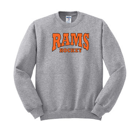 Rams Hockey JERZEES® - NuBlend® Crewneck Sweatshirt - Image 7