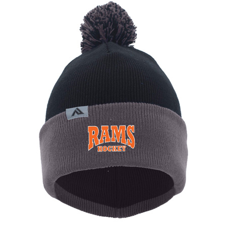 Rams Hockey KNIT FOLD OVER POM-POM BEANIE - Image 8