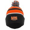 Rams Hockey KNIT FOLD OVER POM-POM BEANIE