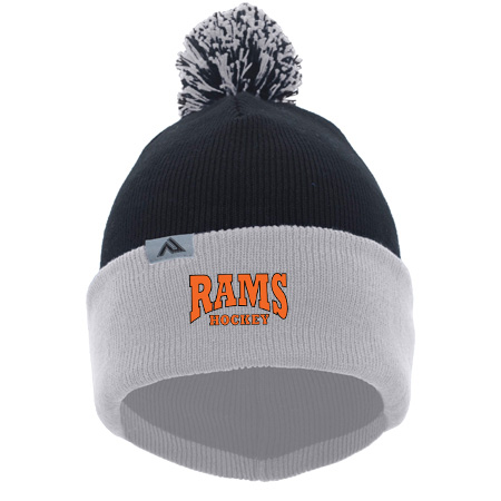 Rams Hockey KNIT FOLD OVER POM-POM BEANIE - Image 12