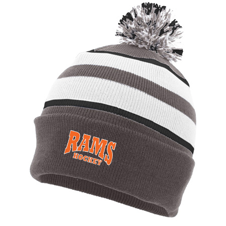 Rams Hockey KNIT FOLD OVER POM-POM BEANIE - Image 9