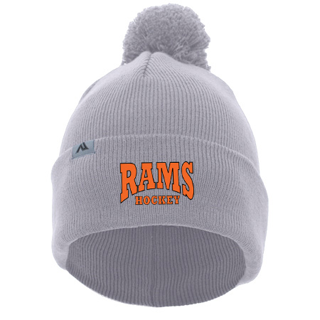 Rams Hockey KNIT FOLD OVER POM-POM BEANIE - Image 11