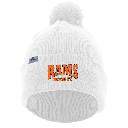 Rams Hockey KNIT FOLD OVER POM-POM BEANIE - Image 7