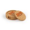 Rams Hockey Circular Cork Coaster Set of 4 with holder