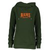 Rams Hockey Ladies Classic Fleece Funnel Neck Pullover Hood