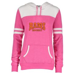 Alternative view of Rams Hockey Ladies Varsity Fleece Pullover Hood