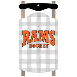 Rams Hockey Sled Ornament