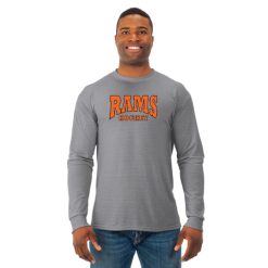 Alternative view of Rams Hockey Adult DRI-Power Long Sleeve Poly T-Shirt