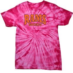 Alternative view of Rams Hockey Spider Tie Dye T-Shirt