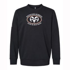 Alternative view of Rockford Womens S&D Adidas Fleece Crewneck Sweatshirt