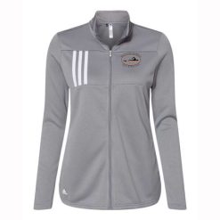 Alternative view of Rockford Womens S&D Ladies Adidas 3-Stripes Double Knit Full-Zip Pullover